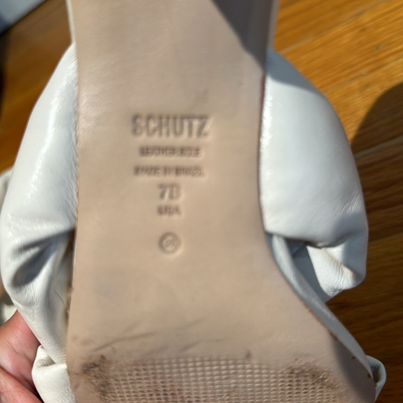 SCHUTZ Fairy Mid Nappa Leather Sandal - Picture 5 of 7
